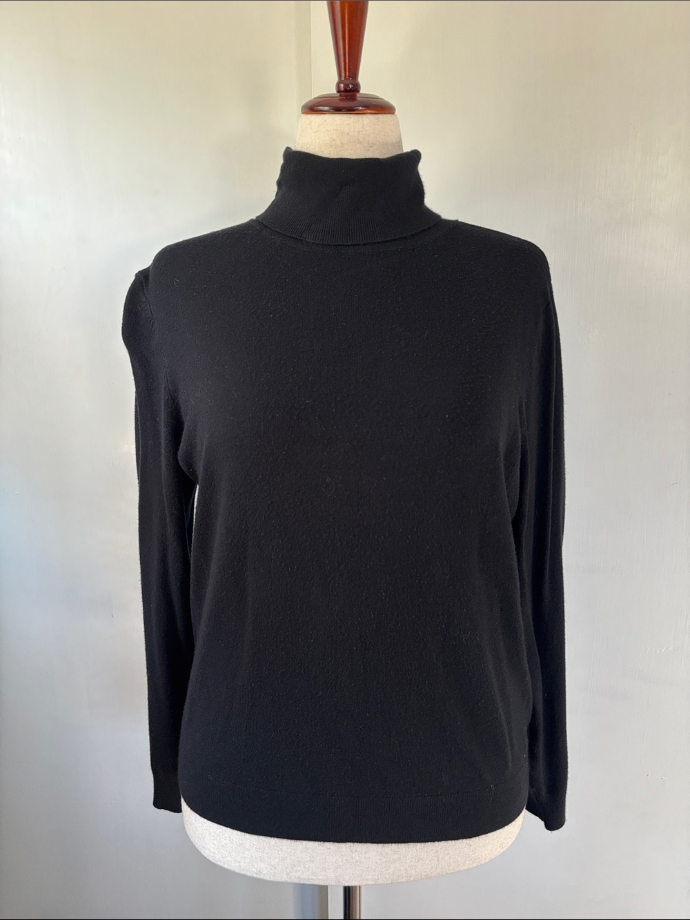 Ann Taylor Factory Black Turtleneck Sweater